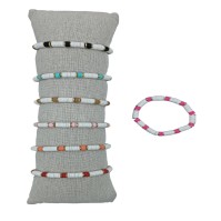 D-859 - Lot de 50 Bracelets Fimo colorés